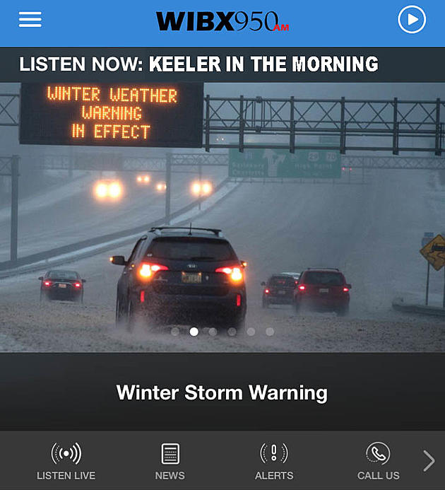 Download the WIBX 950 App and Send Us Pictures of the Snow