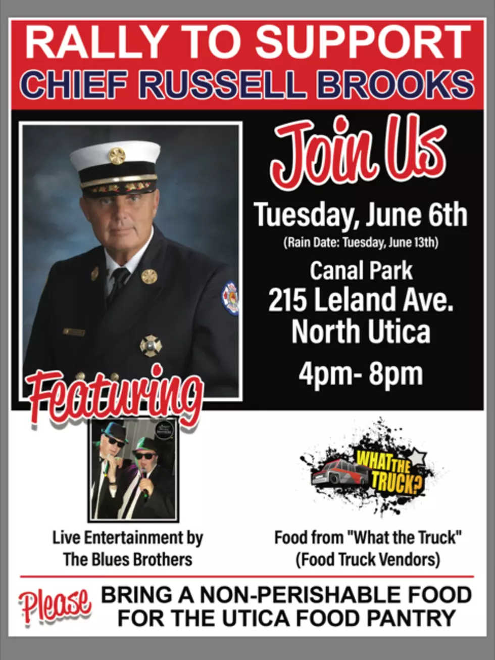 Rally for Utica Fire Chief Brooks is Tuesday Night