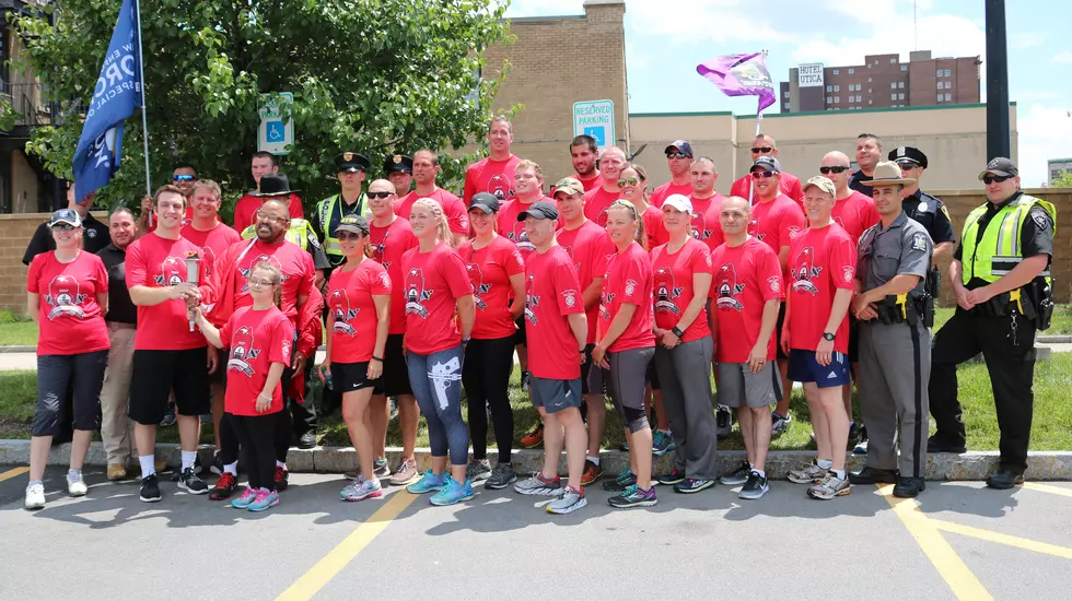 Law Enforcement Torch Run For Special Olympics Held In Oneida County
