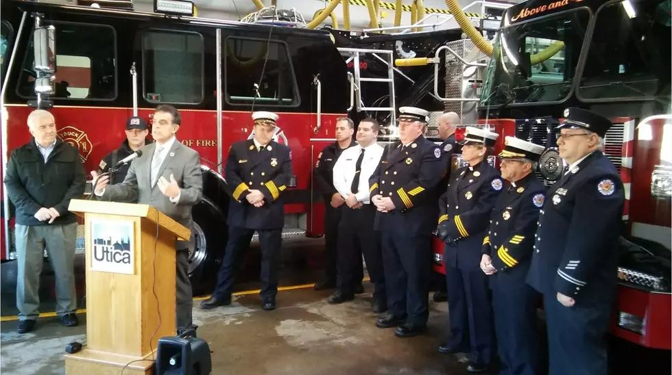 Utica Unveils New Firefighting Apparatus