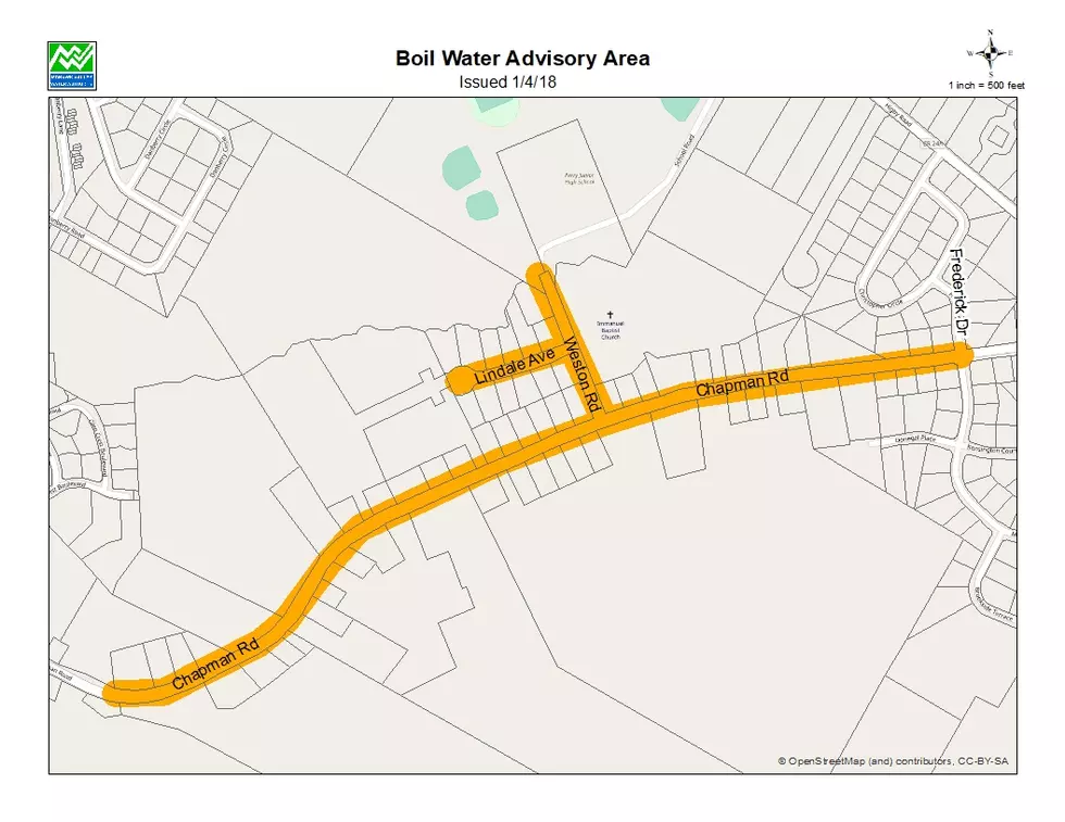 Boil Water Advisory For Chapman Road Area Of New Hartford