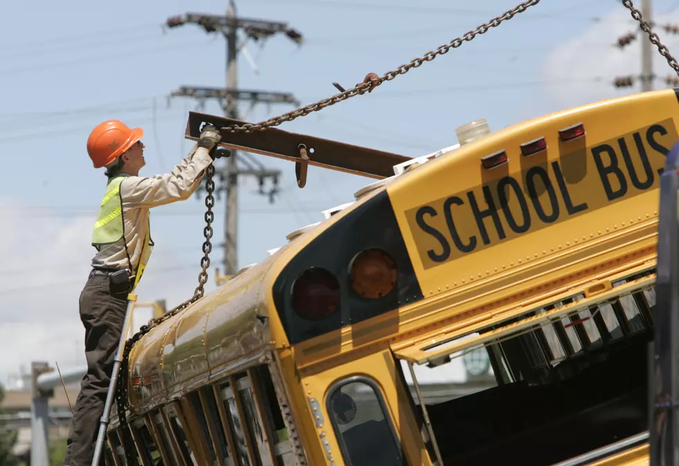 School Bus-Dump Truck Crash