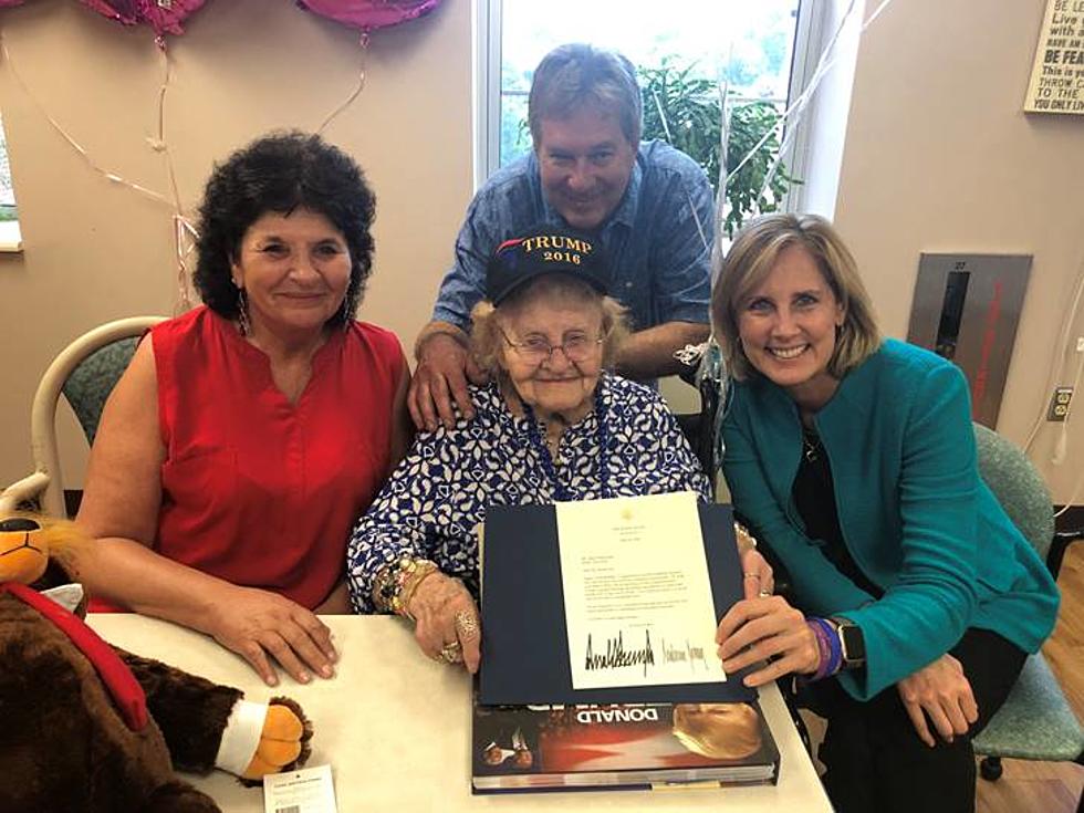 Tenney Presents Birthday Card To 105 Year Old Rome Woman
