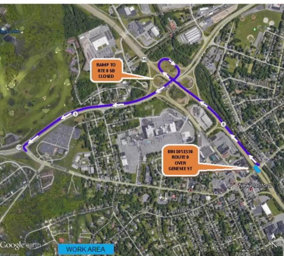 Route 8 Bridge Over Genesee Street To Close On Friday