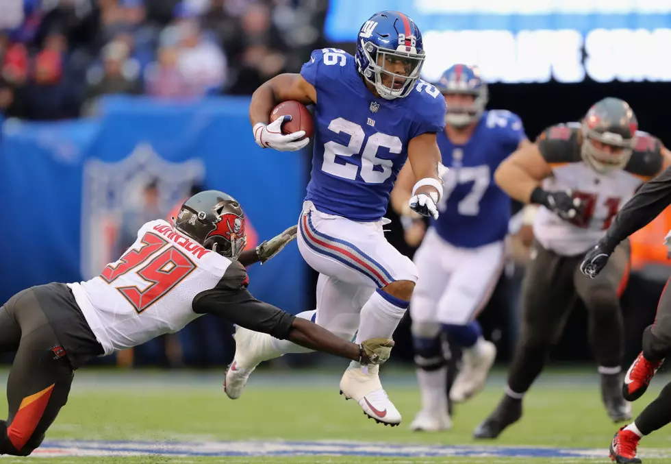 Barkley Leads Giants' Offense to 3rd Win, 38-35, over Bucs