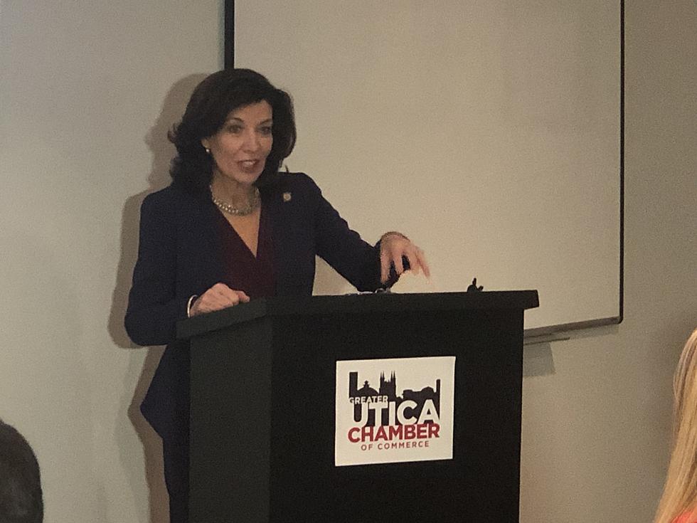 Lieutenant Governor Kathy Hochul Talks Tax Relief In Utica