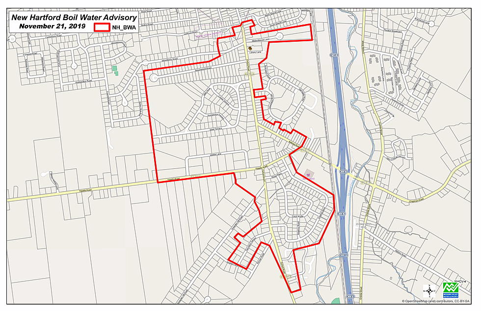 Boil Water Advisory For Oxford Road Area In New Hartford [UPDATE]