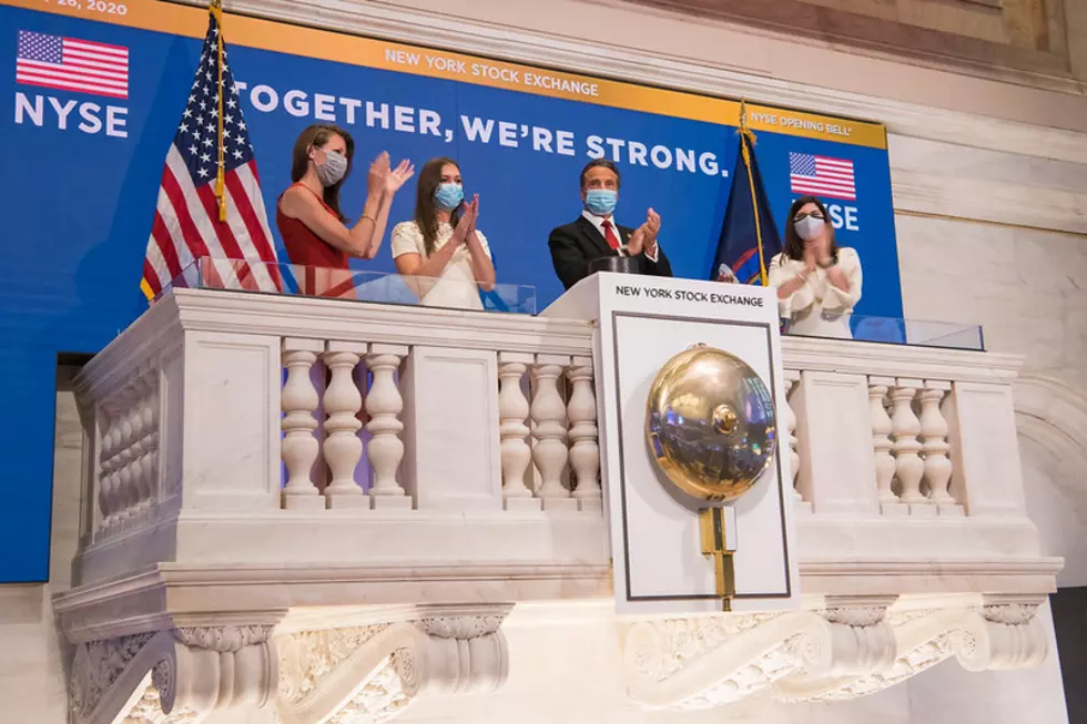 Cuomo Rings Opening Bell As NYSE Reopens After 2 Months