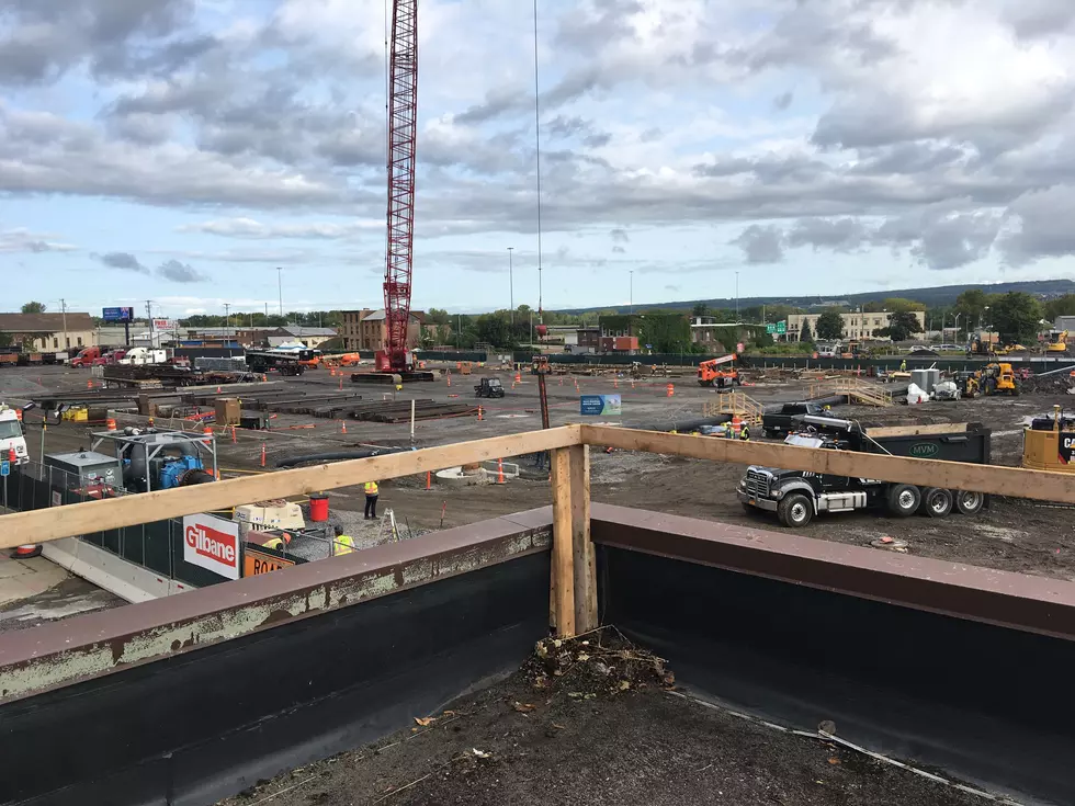 Steelwork At MVHS's Downtown Utica Hospital Site Begins