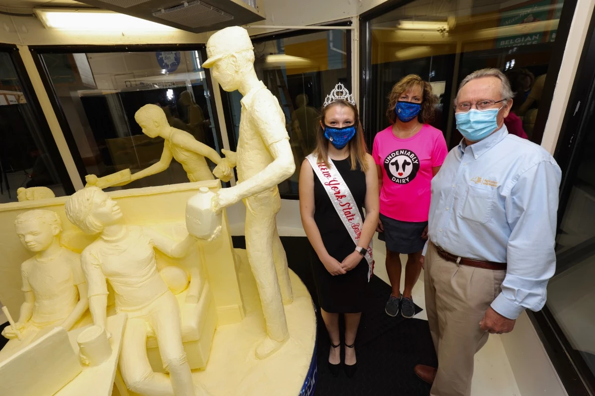 Butter sculpture for New York State Fair has been unveiled 