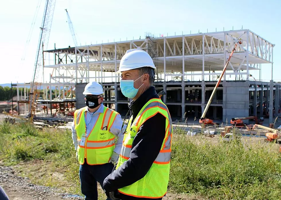 'Topping Off' Ceremony Held At Cree's New Facility In Marcy