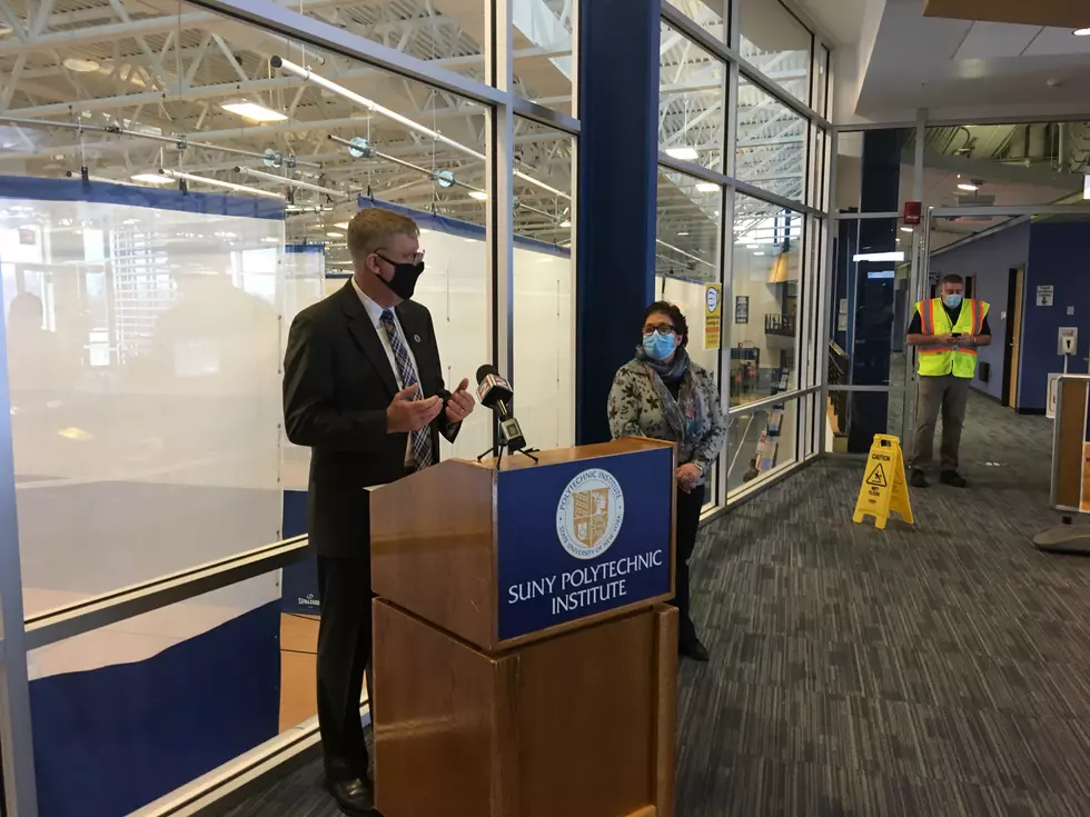 State Opens COVID Vaccination Site At SUNY Poly