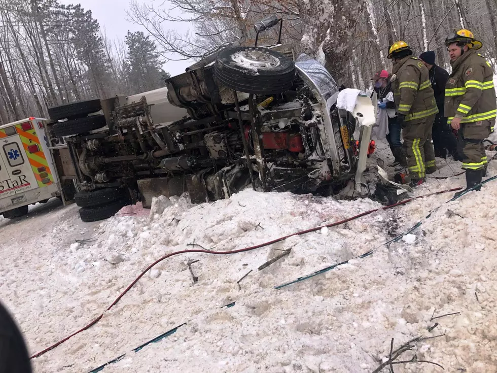 Driver Of Tanker Truck Recovering After Rollover Crash In Steuben