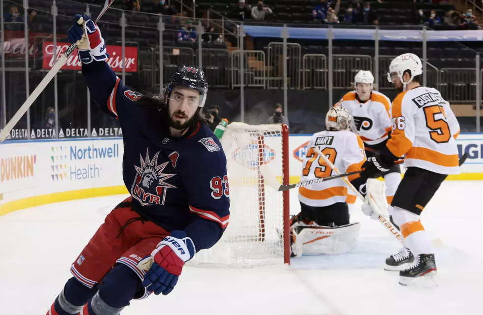 New York Rangers&#8217; Mika Zibanejad Ties NHL Record With Six Points In One Period, Rangers Rip Flyers 9-0