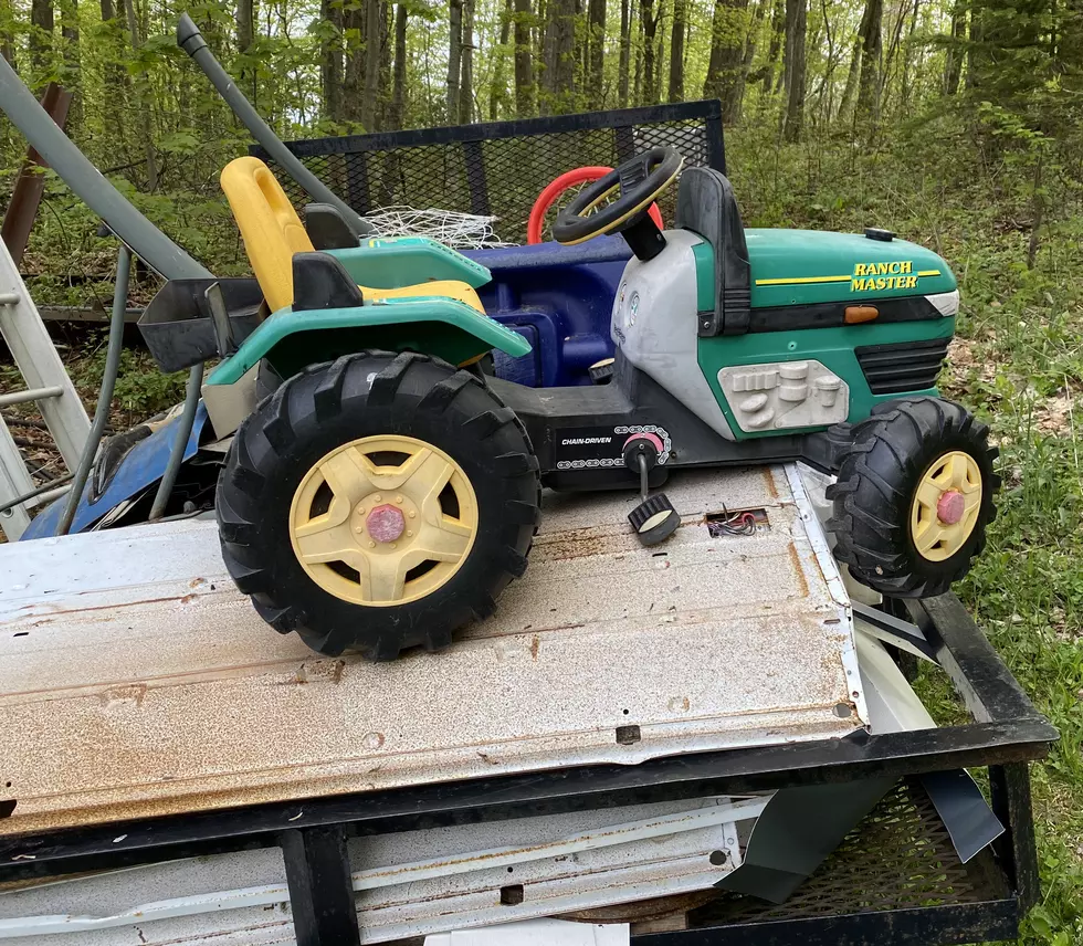 Unique Trash Thrown to Curb, Someone's Treasure in New Hartford