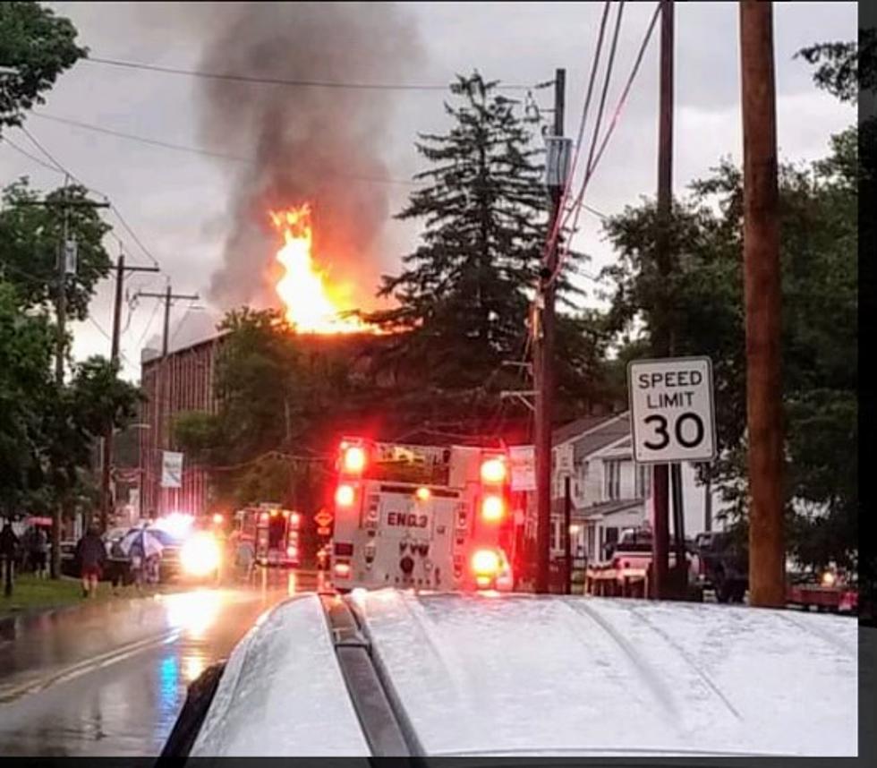 Massive Fire Breaks Out at Hind &#038; Harrison Plush Building in Clark Mills