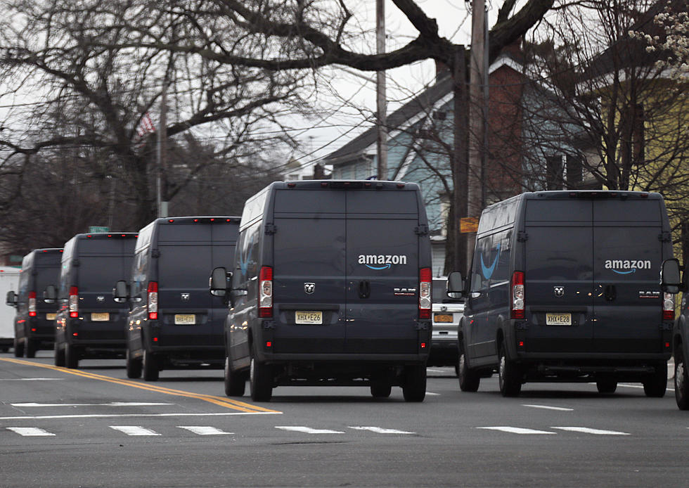 Increase in Blue Amazon Delivery Trucks in Central New York a Gre