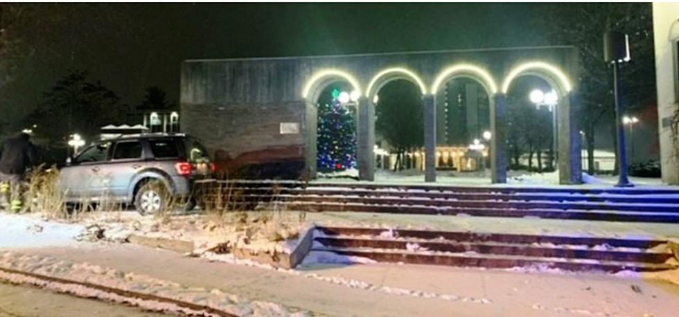 Man Crashes Car Into Tower Of Hope Clock At Utica City Hall