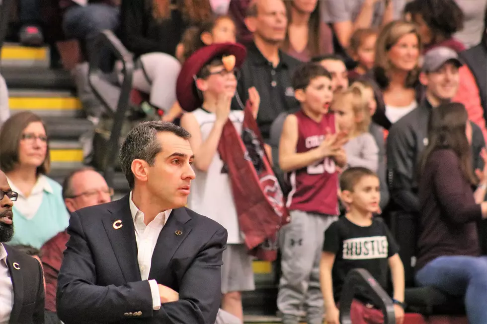 Colgate coach Matt Langel (Jeff Monaski/WIBX)