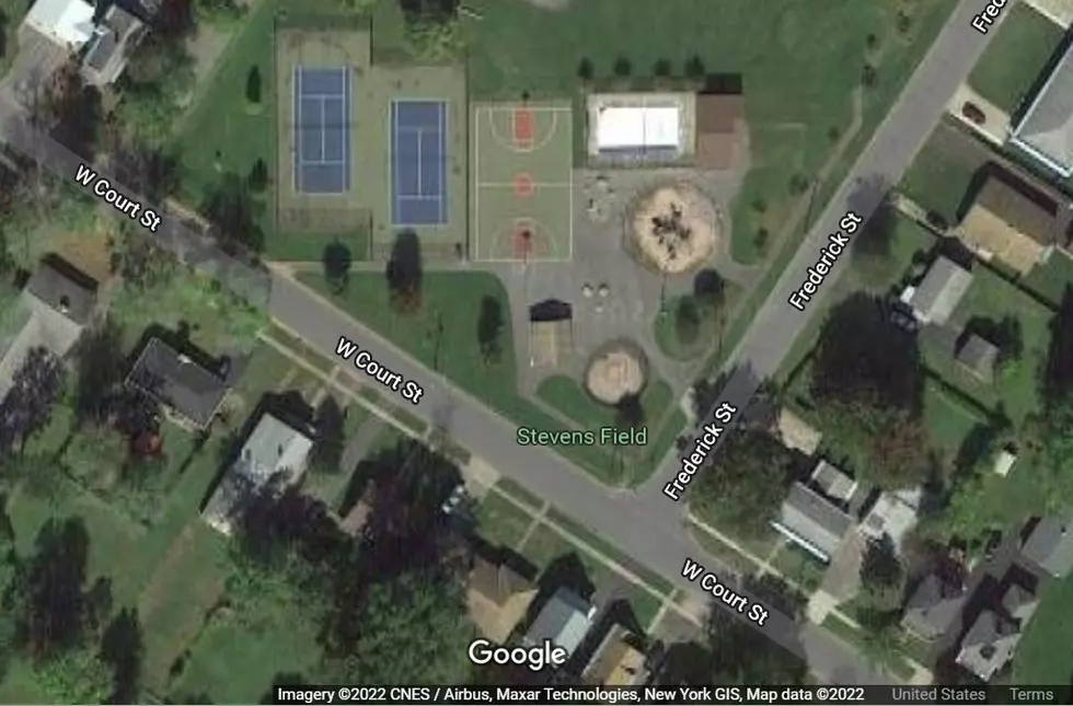 Stevens Field and Park in Rome, New York via Google Maps (September 2022)