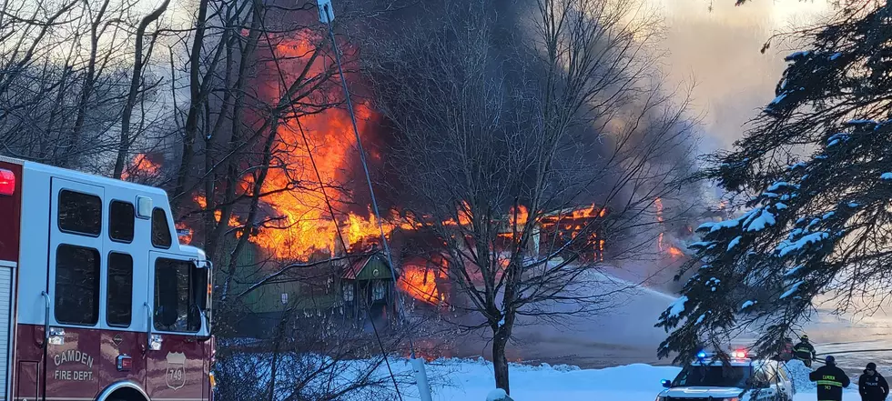 &#8216;Impressive Fire&#8217; Leaves Camden DPW Garage in Ruins