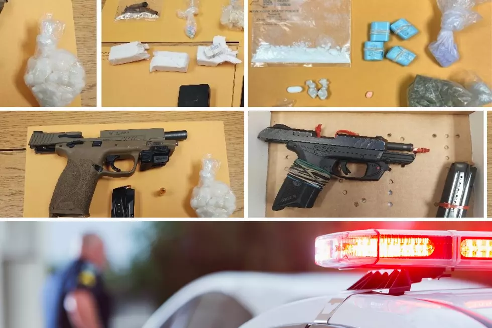 Ounces of Narcotics, Illegal Guns Seized From Vehicles in CNY Sting