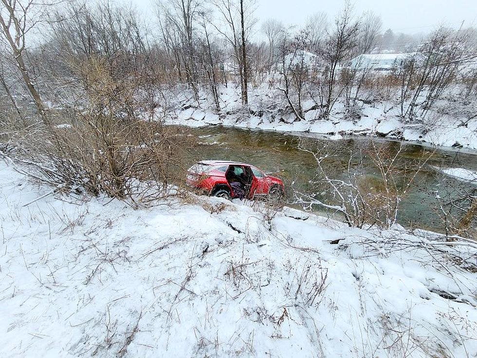 SUV Goes State Route 8, Winds Up In Sauquoit Creek