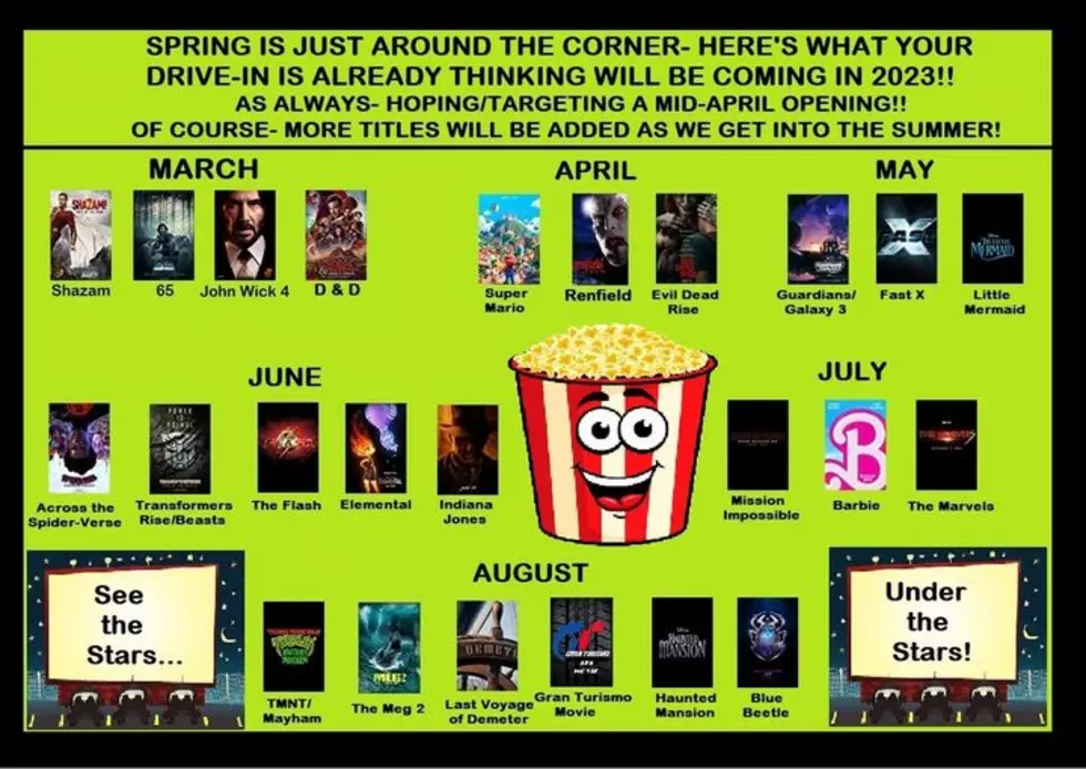 Promoting the 2023 season on the El Rancho Drive-In Facebook page