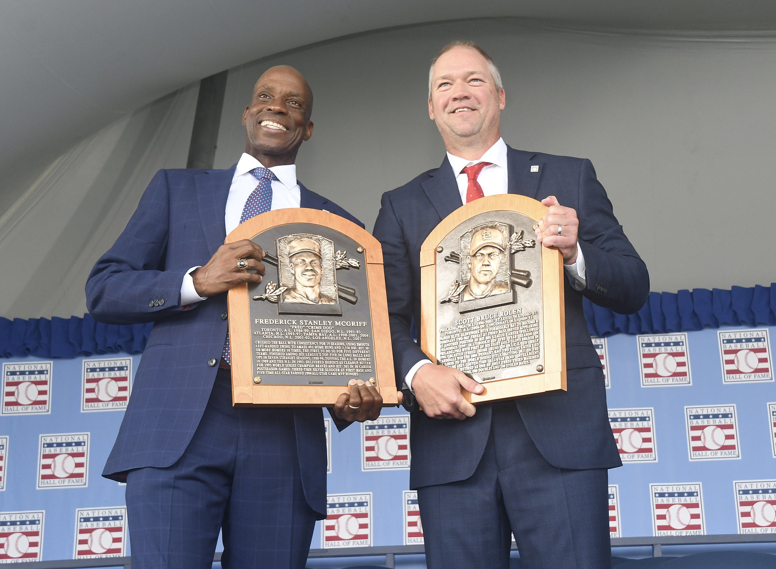 Rolen, McGriff inducted into Baseball Hall of Fame