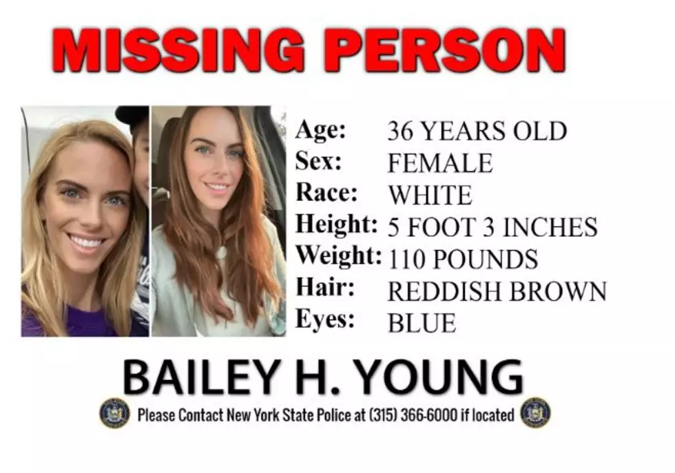 Flyer of missing CNY Woman Bailey Young, via NYSP