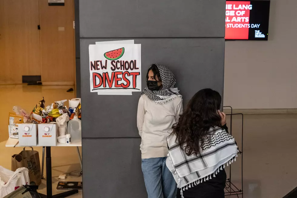 Student Activists At The New School Set Up Encampment In Solidarity With Columbia Protesters