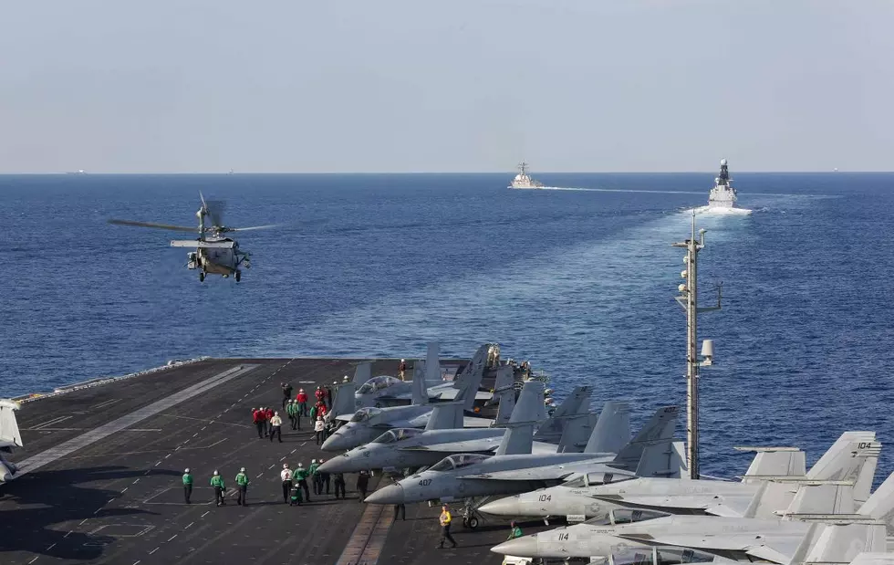 CSG 12 TRANSITS THE STRAIT OF HORMUZ
