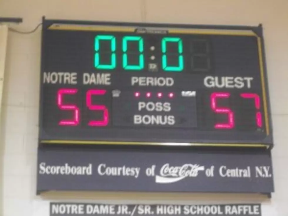 New Hartford Beats Notre Dame With 3 At The Buzzer