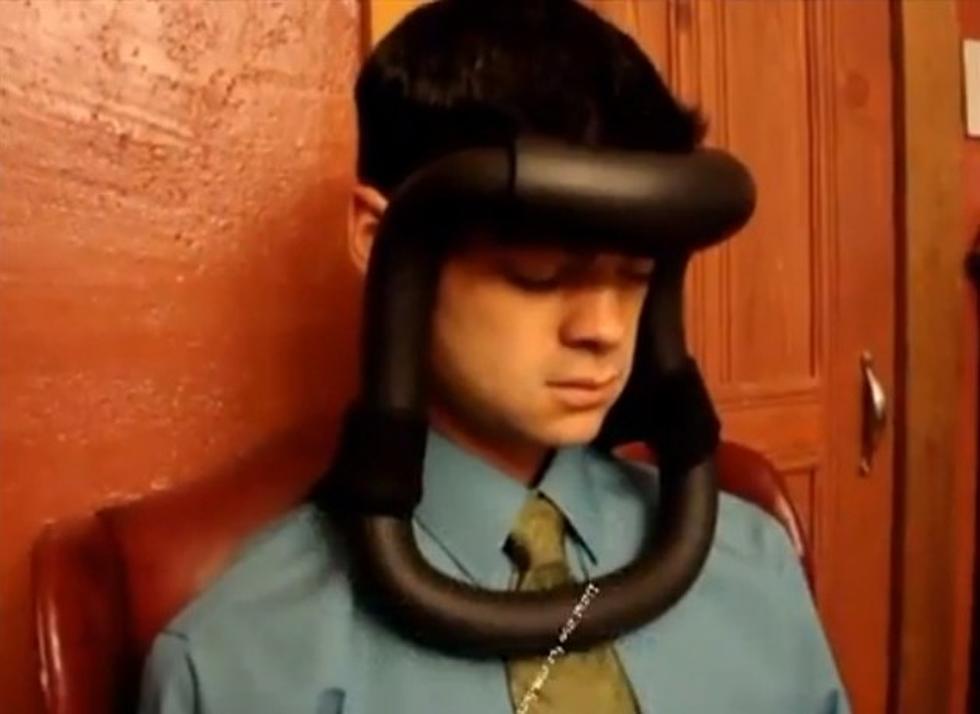 UpRight Sleeper Neck Brace Lets You Sleep While Sitting