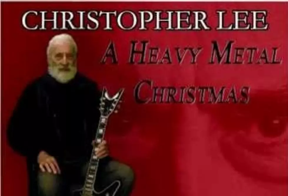 The Hobbit&#8217;s Saruman (Christopher Lee) Sings Heavy Metal? Christmas Style??