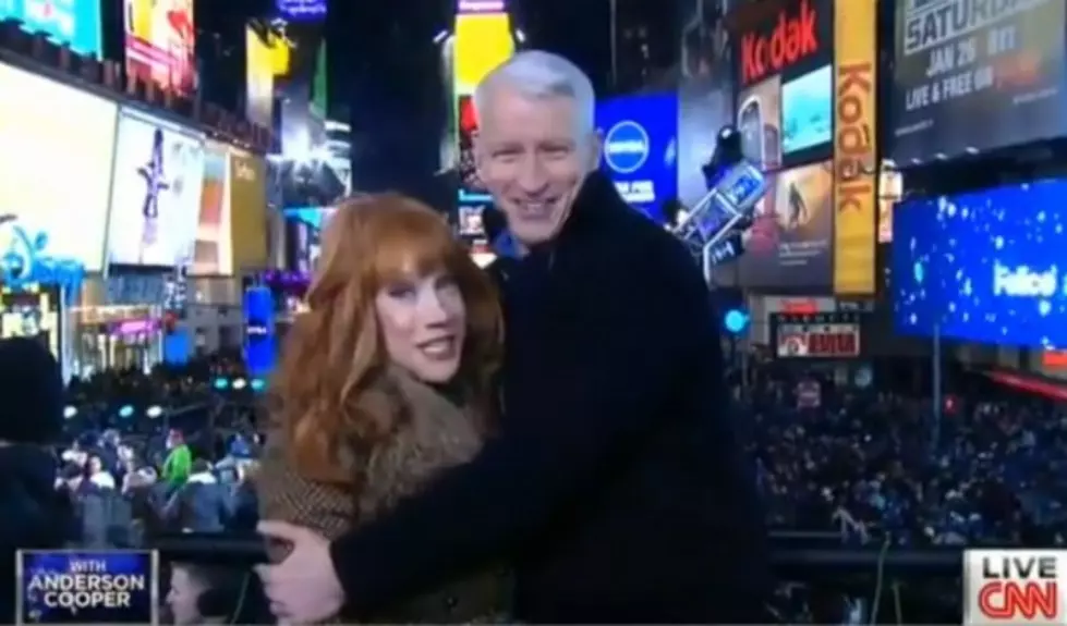 Kathy Griffin On Her Knees For Anderson Cooper On CNN New Year&#8217;s Coverage