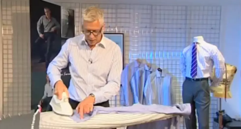 So You Think You Can Iron a Dress Shirt [VIDEO]