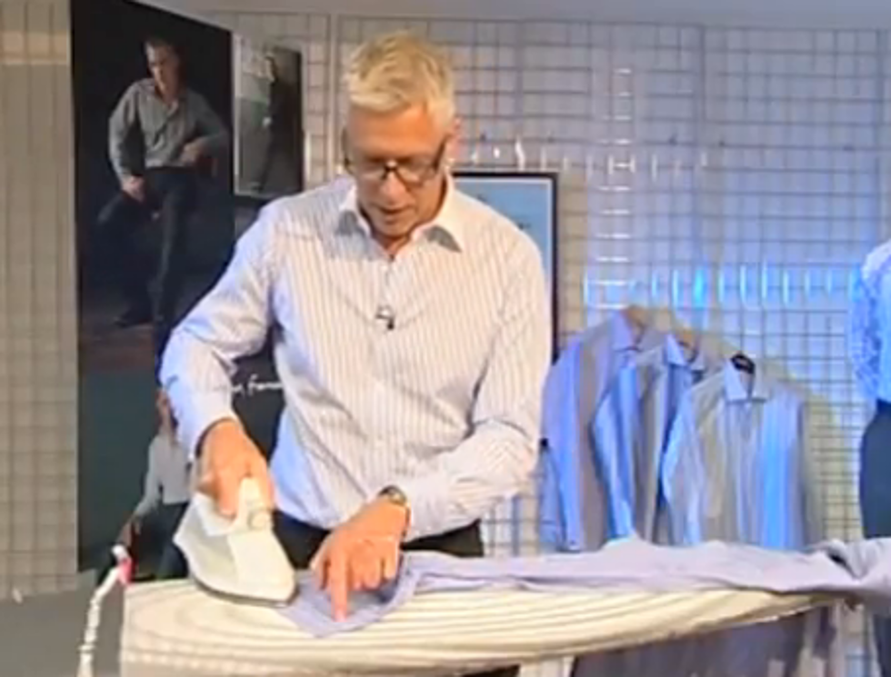 So You Think You Can Iron a Dress Shirt [VIDEO]