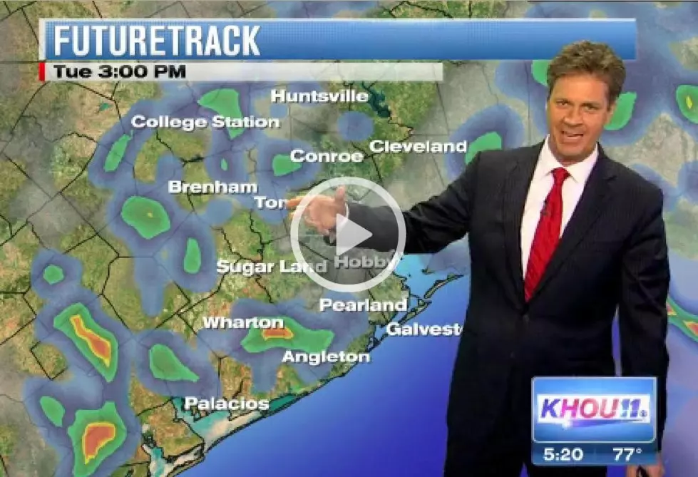 Weatherman (Meteorologist), David Paul Battles Hiccups On Live TV