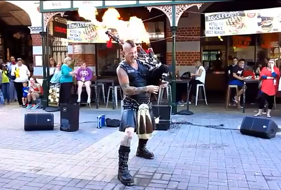 Watch The ‘Bad Piper’ Rip Up ACDC’s ‘Thunderstruck’ With Flames Shooting Out Of His Bagpipes