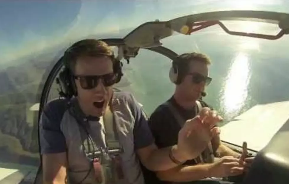 Watch A Guy Take Takes His Mate Who’s Scared Of Flying Up For An Aerobatics Flight