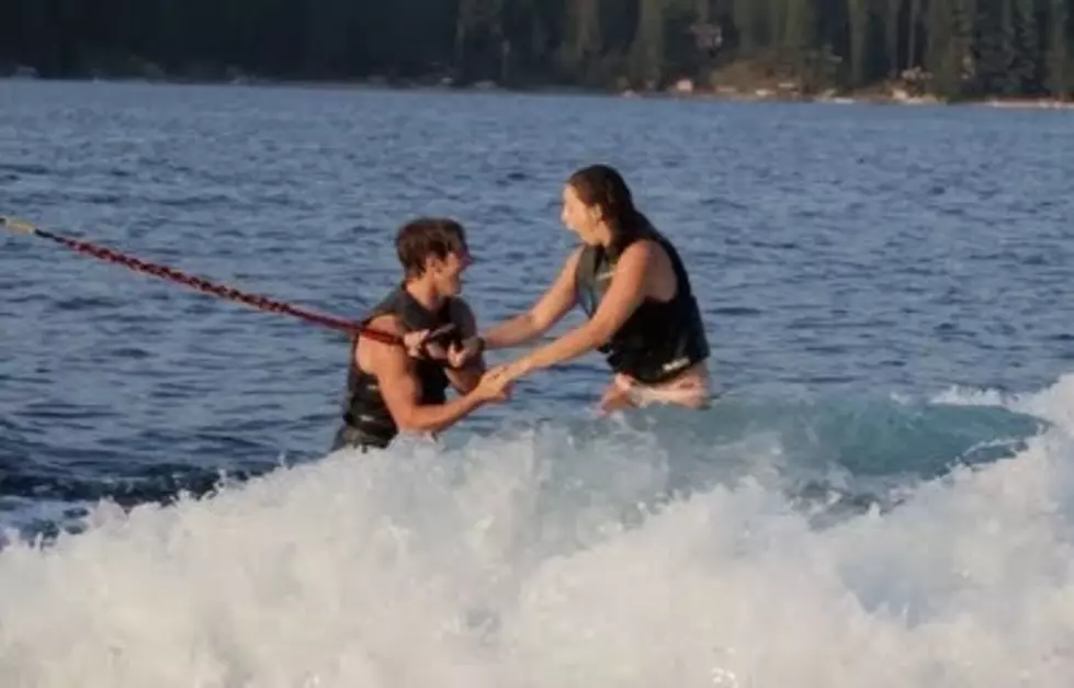 Watch A Guy Propose While Tandem Wake Surfing