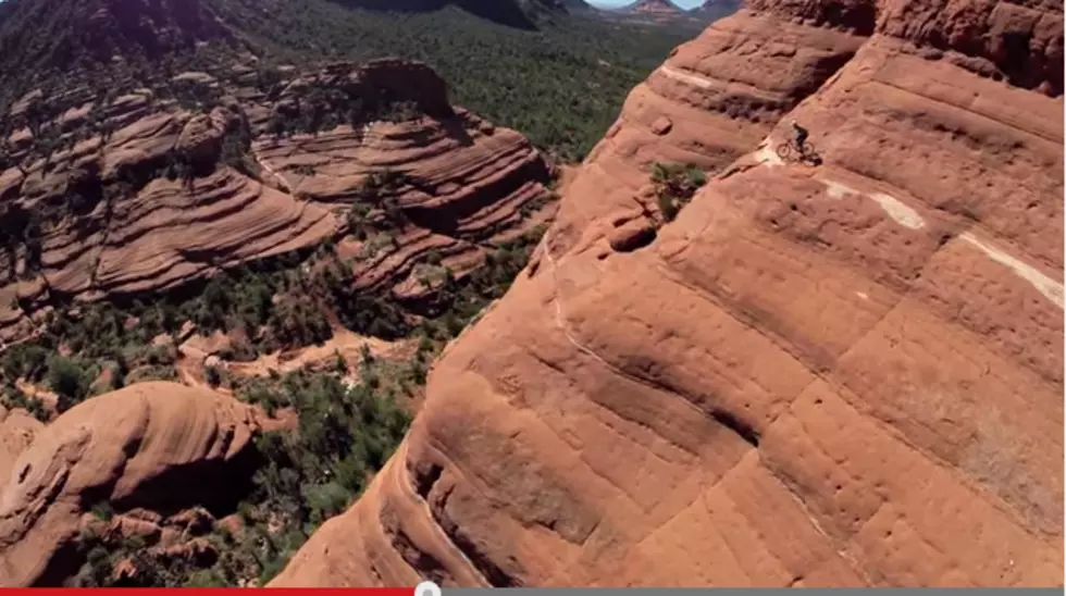 Crazy Mountain Bike Rider On Top Of The World [VIDEO]