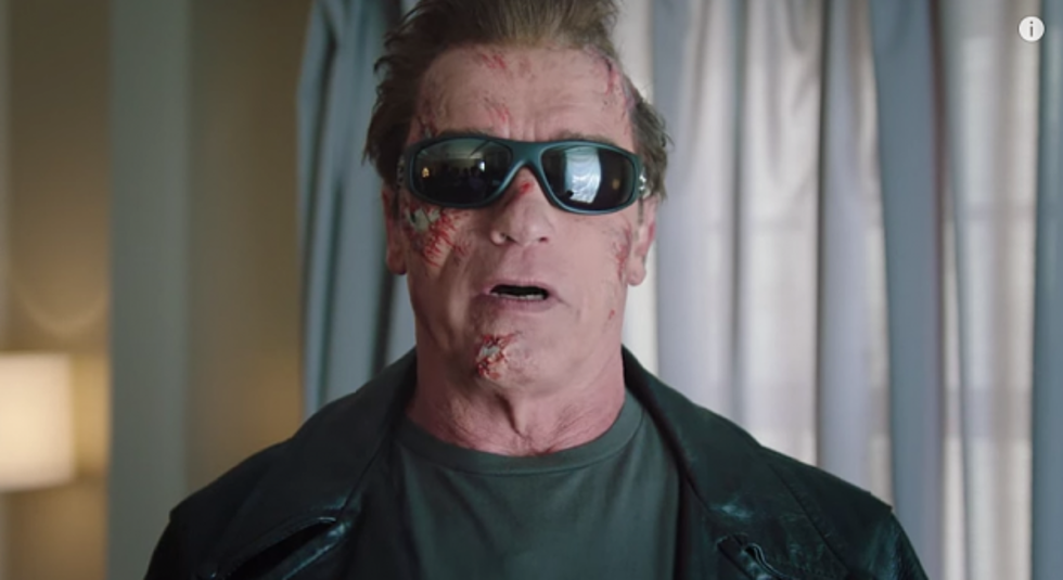 Arnold Schwarzenegger &#8216;The Terminator&#8217; Punks LA For Charity