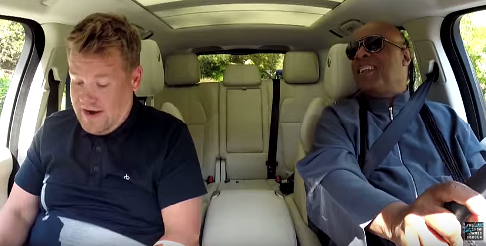 Watch Stevie Wonder In Carpool Karaoke