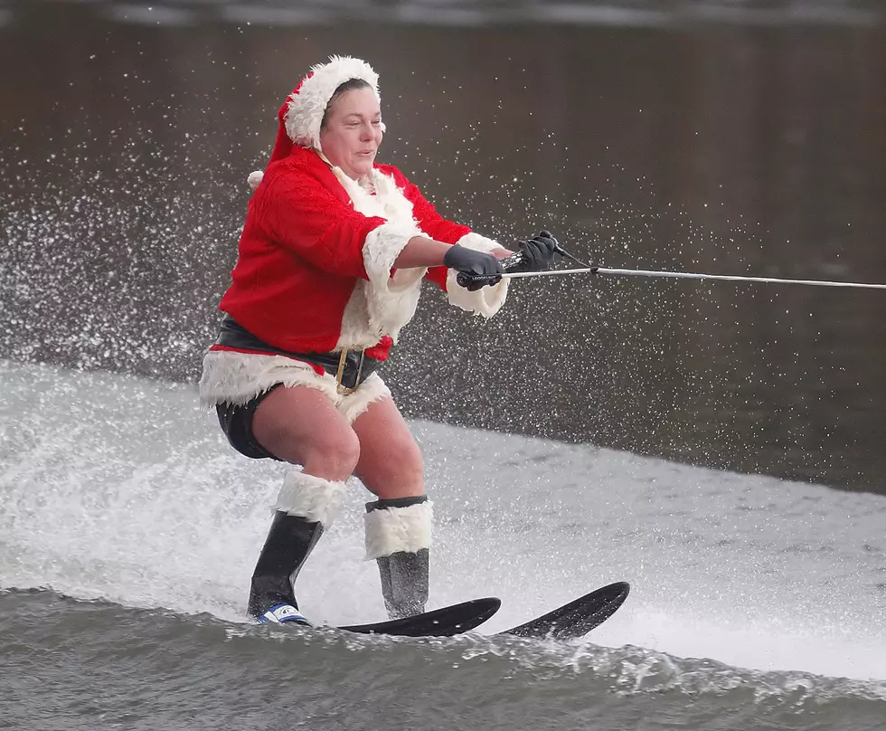 The Story Behind The Viral Video Of Water-Skiing Santa