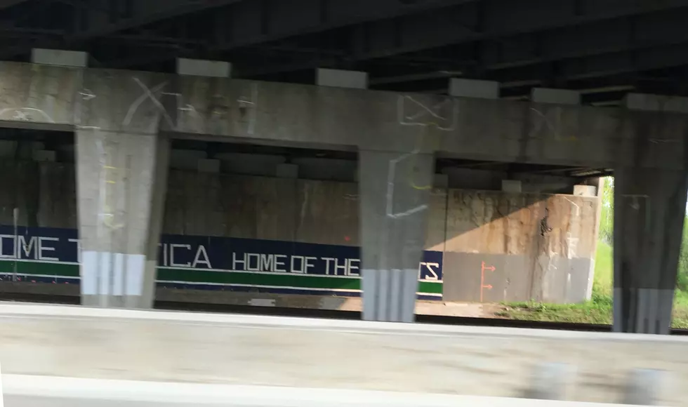 Graffiti, New Comets Logo, Or Construction Project? [PHOTOS]