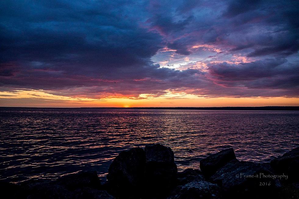 Watch Storm Roll In Followed By Stunning Sunset At Sylvan Beach On Oneida Lake