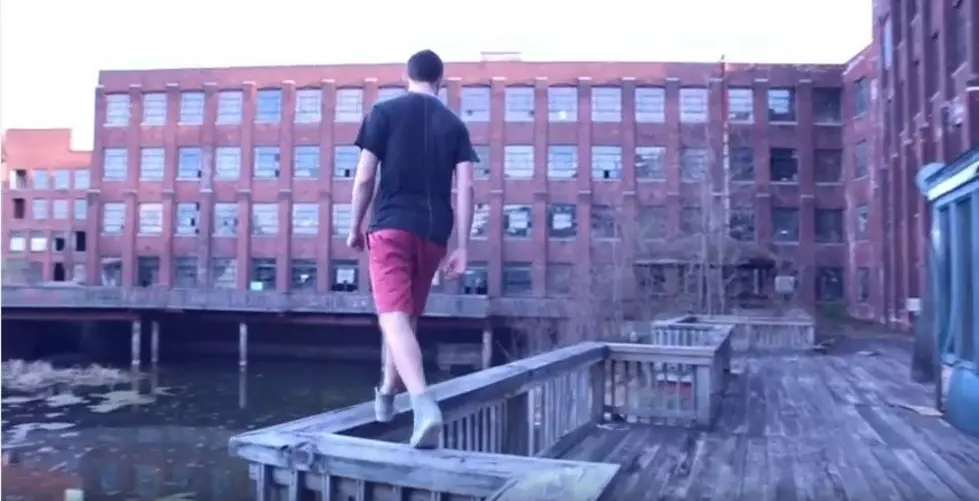 Video of Hardcore Parkour at Abandoned Charlestown Mall