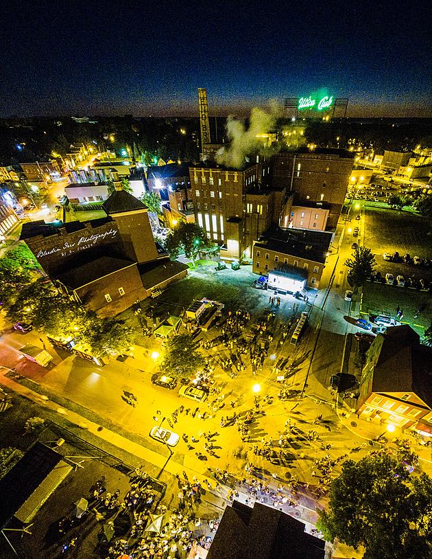 Stunning Drone Video Of New Utica Club Sign